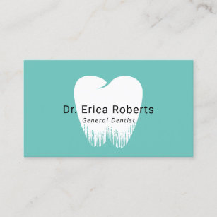 Carte De Visite Logo dentaire minimaliste des dentistes Soins dent