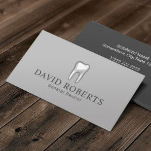 Carte De Visite Logo dentaire minimaliste pour dentiste Soins dent