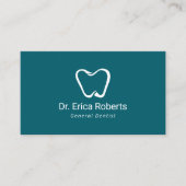 Carte De Visite Logo dentaire professionnel Dentist Minimal (Devant)