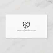 Carte De Visite Logo dentaire stylisé (Dos)
