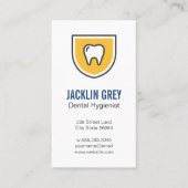 Carte De Visite Logo Dentistry Tooth (Devant)