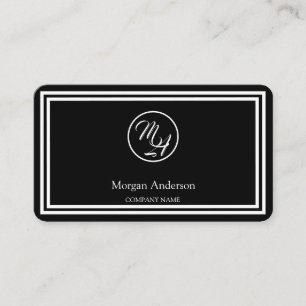 Carte De Visite Logo d'entreprise de code QR professionnel moderne