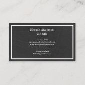 Carte De Visite Logo d'entreprise de code QR professionnel moderne (Dos)