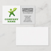 Carte De Visite Logo d'entreprise et disposition simple (Devant / Derrière)