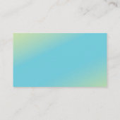 Carte De Visite Logo d'entreprise et informations Soft Pastel (Dos)