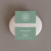 Carte De Visite Logo d'entreprise minimal Cercle professionnel ver