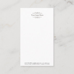 Carte De Visite Logo d'entreprise   Minimaliste moderne