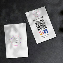 Logo d'entreprise | Modèle social de code QR moder