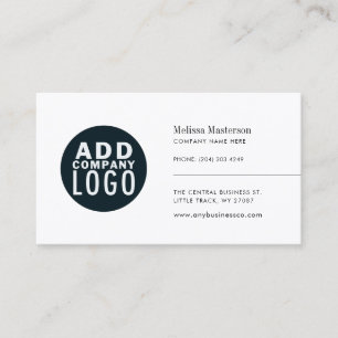 Carte De Visite Logo d'entreprise Moderne Corporate