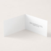 Carte De Visite Logo d'entreprise Pampas Grass Terracotta Merci (Intérieur)