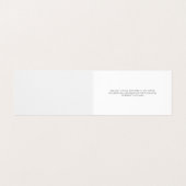 Carte De Visite Logo d'entreprise Pampas Grass Terracotta Merci (Intérieur déplié)