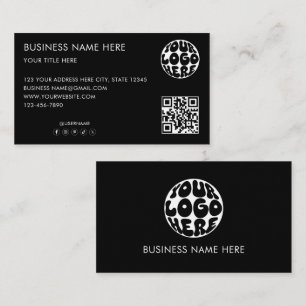 Carte De Visite Logo d'entreprise personnalisé Marketing d'entrepr