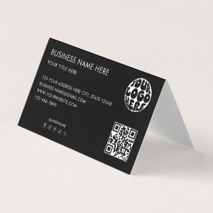 Carte De Visite Logo d'entreprise personnalisé Marketing d'entrepr