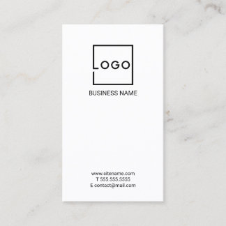 Carte De Visite Logo d'entreprise personnalisé professionnel