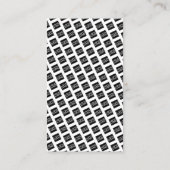 Carte De Visite Logo d'entreprise | Professionnel simple (Dos)