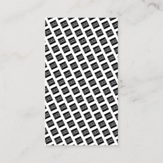 Carte De Visite Logo d'entreprise | Professionnel simple (Dos)