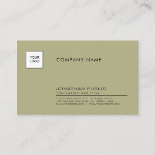 Carte De Visite Logo d'entreprise professionnelle moderne Modèle é