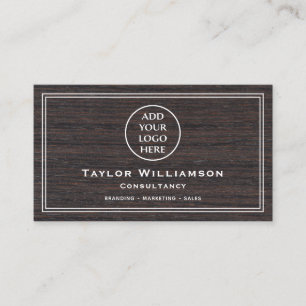 Carte De Visite Logo d'entreprise professionnelle sur le thème du