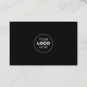 Carte De Visite Logo d'entreprise QR Code Connexion avec nous Mini (Dos)