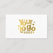 Carte De Visite Logo d'entreprise QR Code Scannable Social Media G (Dos)