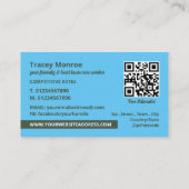 Carte De Visite Logo d'entretien de pelouse, Services d'entretien  (Dos)