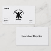 Carte De Visite Logo d'EOD (Devant / Derrière)