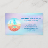 Carte De Visite Logo Dermatologue Hydratation de la peau (Devant)