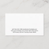 Carte De Visite Logo des agriculteurs | Agriculture | Grossiste (Dos)