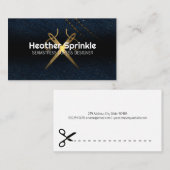 Carte De Visite Logo des aiguilles à coudre | Jean Fabric (Devant / Derrière)