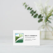Carte De Visite Logo des arbres paysagers | Jardinage (Debout devant)