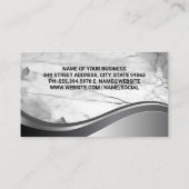 Carte De Visite Logo des biens immobiliers (Dos)