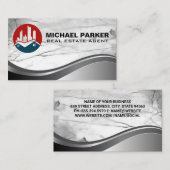 Carte De Visite Logo des biens immobiliers (Devant / Derrière)