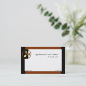 Carte De Visite Logo des cercles d'or des cercles (Debout devant)