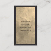 Carte De Visite Logo des ciseaux à cheveux | Design moderne (Dos)