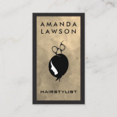 Carte De Visite Logo des ciseaux à cheveux | Design moderne (Devant)