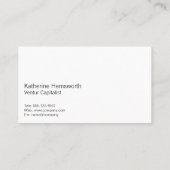 Carte De Visite Logo des clés de la maison | Arrière - plan de boi (Dos)