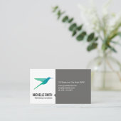 Carte De Visite Logo des colibris (Debout devant)