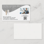 Carte De Visite Logo des dents | Dentiste avec patient (Devant / Derrière)