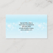 Carte De Visite Logo des dents | Profession dentaire (Dos)