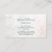 Carte De Visite Logo des fleurs Pastel Boho (Dos)