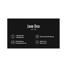 Logo des icônes d'entreprise noires classiques