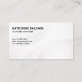 Carte De Visite Logo des maisons Blue Orange | Blanc lisse (Dos)