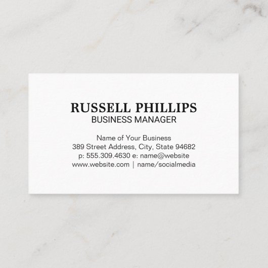 Carte De Visite Logo des maisons et du bâtiment (Dos)