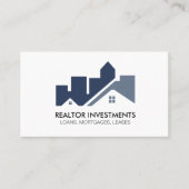 Carte De Visite Logo des maisons et du bâtiment (Devant)