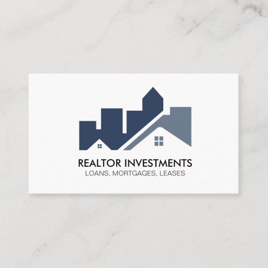 Carte De Visite Logo des maisons et du bâtiment (Devant)