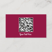 Carte De Visite Logo des médias sociaux Gold QR Code Adresse Borde (Dos)