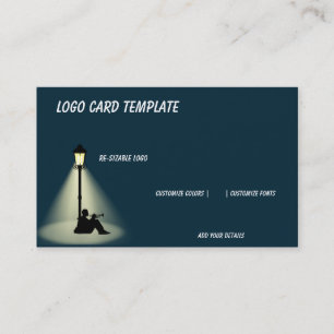 Carte De Visite Logo des musiciens de la corne de musique