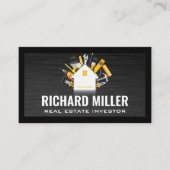 Carte De Visite Logo des outils matériels de la maison (Devant)