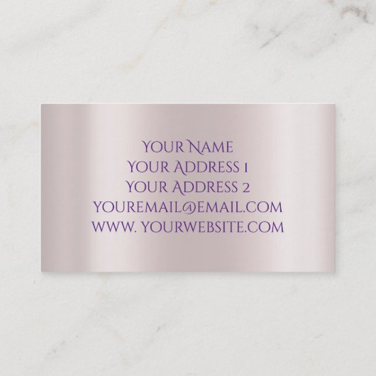 Carte De Visite logo des pattes (Dos)