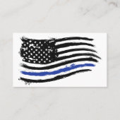 Carte De Visite Logo des policiers (Dos)